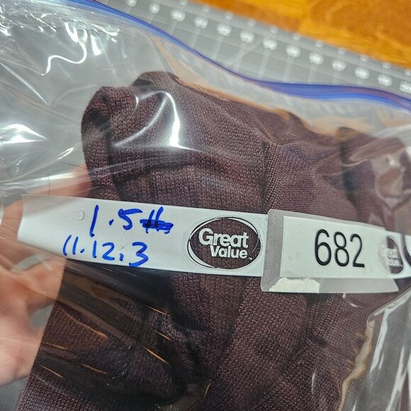 Vince Camuto Burgundy Open-Front Cardigan With Faux Fur Cuffs Size 2X - Picture 11 of 12